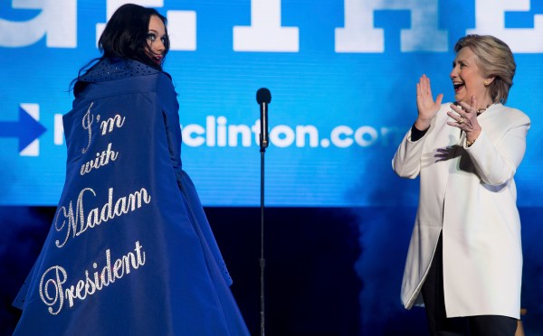 ‘We have no excuse’: Katy Perry rallies for Clinton in Philadelphia