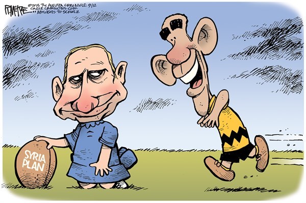 Editorial cartoon: Dirty trick