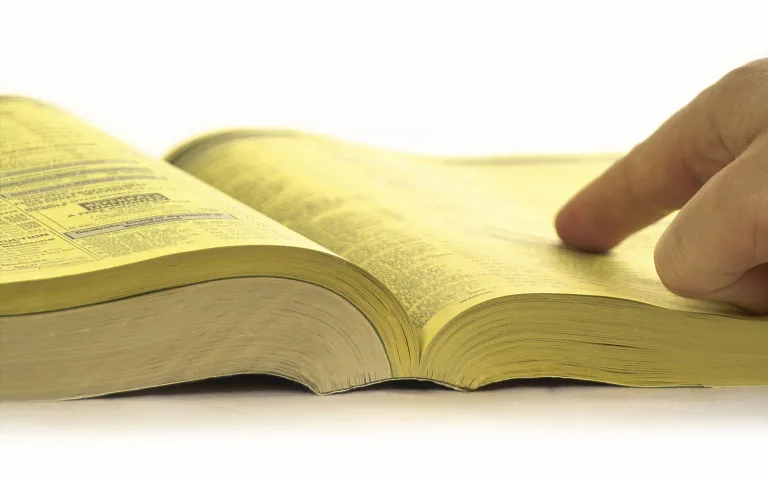 yellow pages. istock