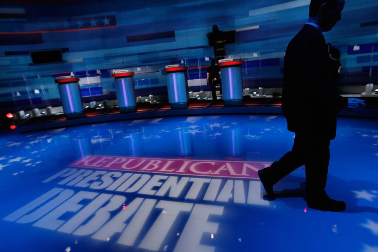 For the stage placement, the candidates polling highest will be placed in the center Ã¢â¬