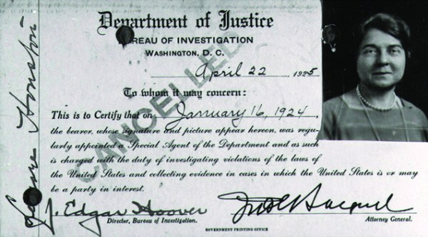 Crime History: Hoover hires his first and only female special agent