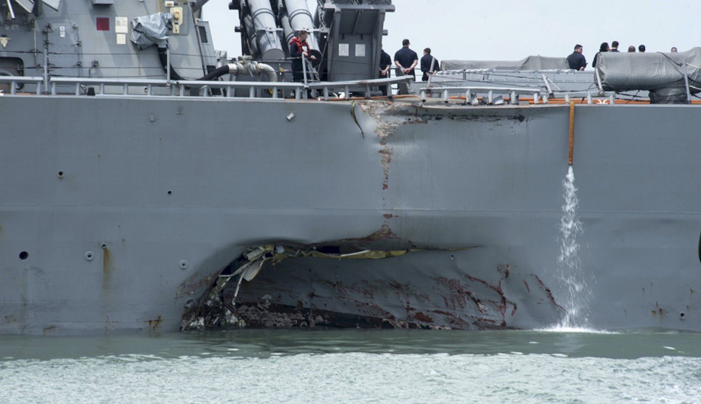 Navy fires USS John S. McCain’s top two officers after deadly collision
