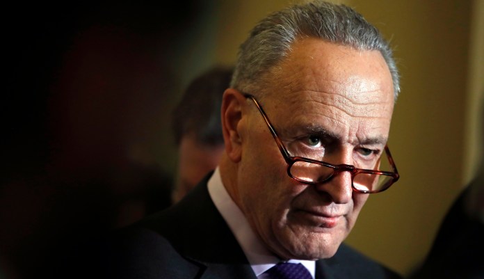 "This resolution will help us hit control-alt-delete on the FCC's decision," Schumer said Friday. (AP Photo/Jacquelyn Martin)