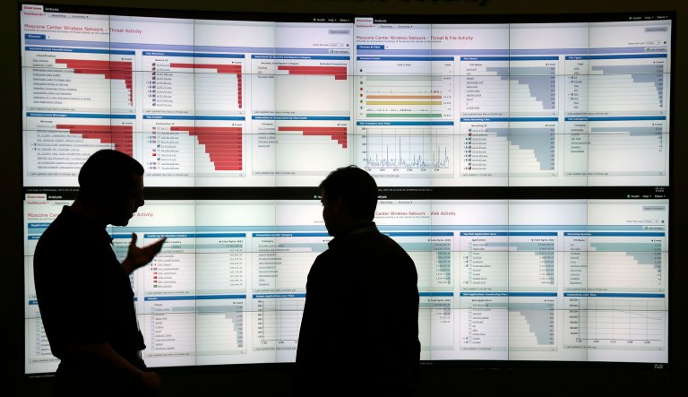 The Pentagon records on average 100,000 cyber intrusions each day, or 30 million per year. Most of the attempts to infiltrate and expose our military computer network are coming from China. (AP Photo/Marcio Jose Sanchez, File)