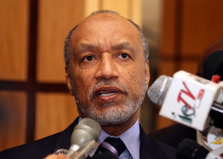   FILE - In this May 10, 2011 file picture Mohamed bin Hammam, chief of the Asian Football Confederation, talks to local media in Port of Spain, Trinidad & Tobago. Former FIFA presidential candidate Mohamed bin Hammam resigned from all football-related positions and was banned for life by world footballâs governing body following ârepeated violationsâ of its code of ethics while head of the Asian Football Confederation, it has been reported Monday, Dec. 17, 2012. Bin Hammam, who is an executive committee member, sent a resignation letter to both FIFA and the AFC on Dec. 15. The 63-year-old Qatari has also been fighting a life ban imposed by FIFA following allegations that he offered bribes to voters when running against incumbent Sepp Blatter in the presidential election. (AP Photo/Shirley Bahadur, File)  