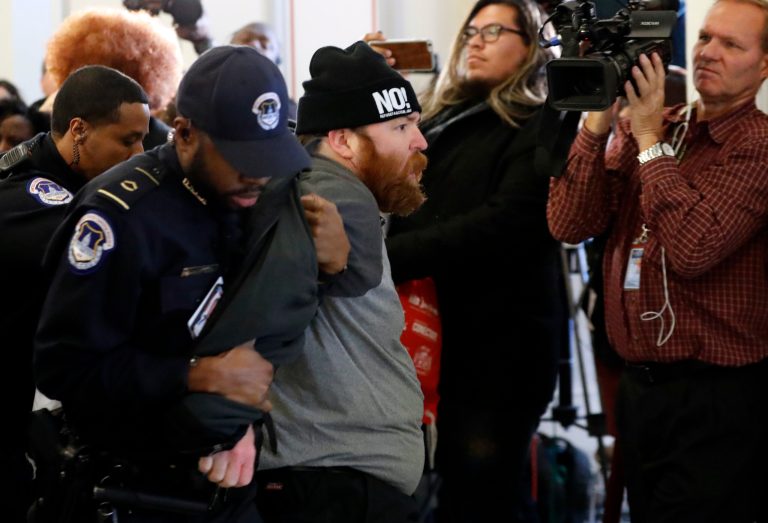 Thanks to the Capitol Police, these frequent disruptions have been short. (AP Photo/Alex Brandon)