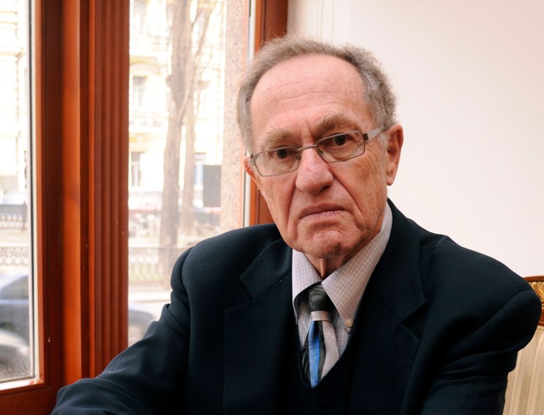 Alan Dershowitz, a professor at Harvard Law School, said that President Trump thinks the Palestinians are ready to negotiate a peace deal with the Israelis. (AP Photo/Sergei Chuzavkov)