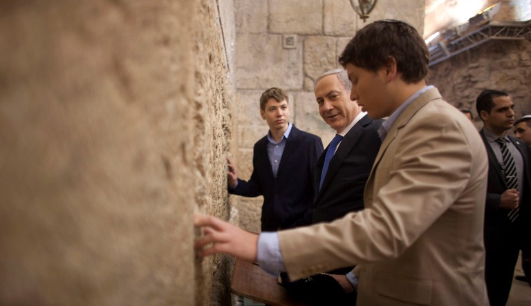 Yair Netanyahu is now at the center of a rather unusual scandal. At some point, Kaiya, the family dog, apparently decided to donate a small but smelly gift to the neighborhood. Unfortunately for Yair, a familiar face was watching when he failed to pick it up. (AP Photo/Uriel Sinai, Pool)