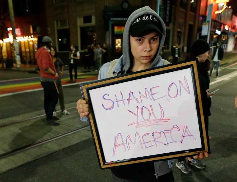 Shaming is often the only thing that keeps our society functioning. (AP Photo/Ted S. Warren)