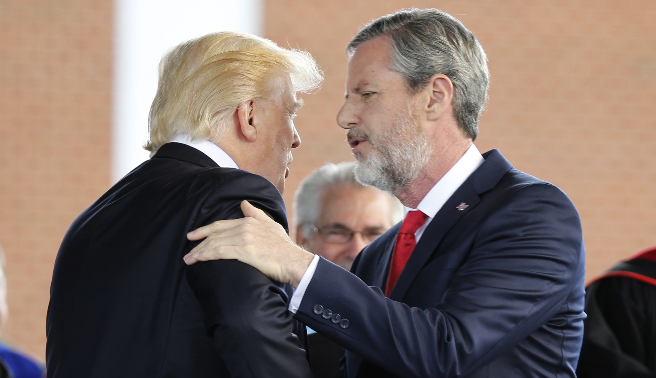 Liberty University students return diplomas to protest Jerry Falwell Jr.’s support for Trump