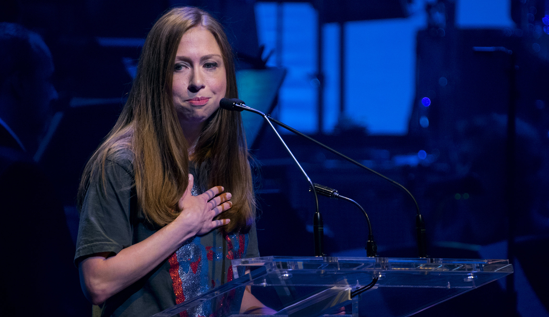 Chelsea Clinton dismisses claim that she worships Satan: ‘Oh goodness gracious … I’m a Methodist’