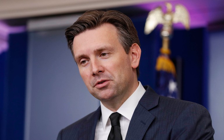 White House spokesman Josh Earnest said Monday that Clinton's role in a recount in states she lost was different than Trump's campaign rhetoric. (AP Photo/Pablo Martinez Monsivais)