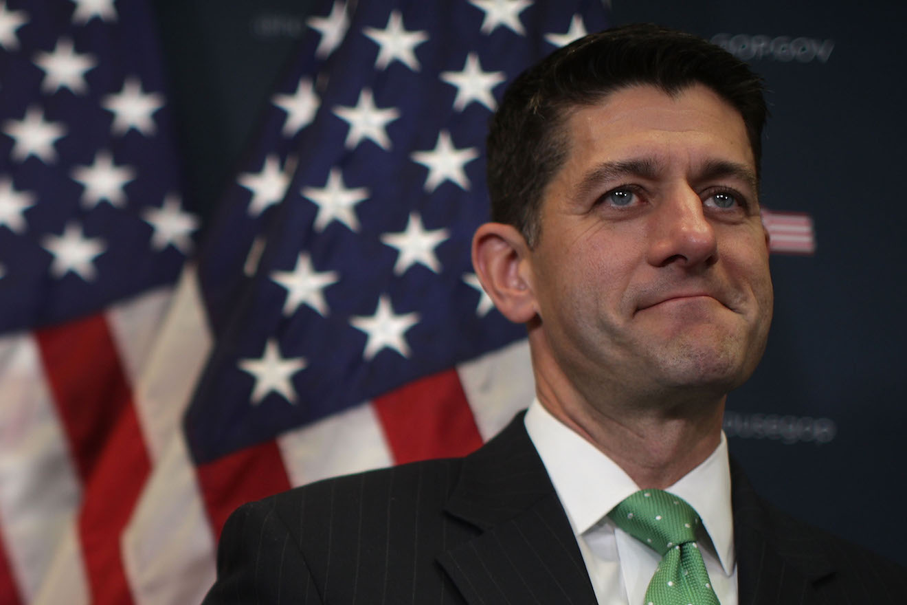 Paul Ryan Plugs Away at Tax Reform