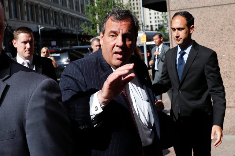 Earnest was referencing Christie's bridge scandal that saw several Christie aides quit or reprimanded. (AP Photo/John Minchillo)