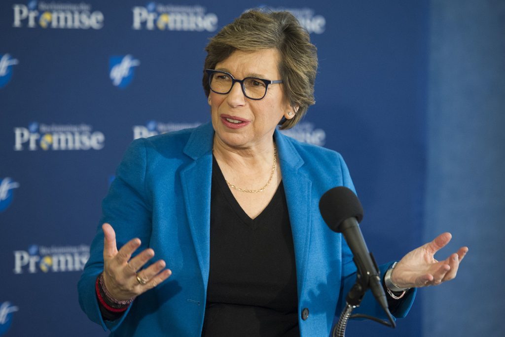 Randi Weingarten compares herself to MLK in speech