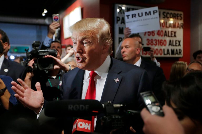 Donald Trump has certainly set himself from the rest of the Republican field, calling for deportation of millions of immigrants. (AP Photo)