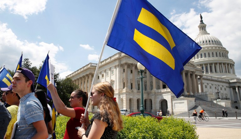 The proposed ban has triggered ongoing federal lawsuits in D.C., Maryland, California and Washington state. (AP Photo/Jacquelyn Martin)