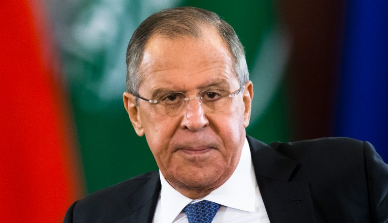 Russian Foreign Minister Sergey Lavrov has said the indictment of former Trump campaign manager Paul Manafort vindicates Russia and should lead investigators down a "Ukrainian trail" regarding interference in the 2016 elections. (AP Photo/Pavel Golovkin, File)