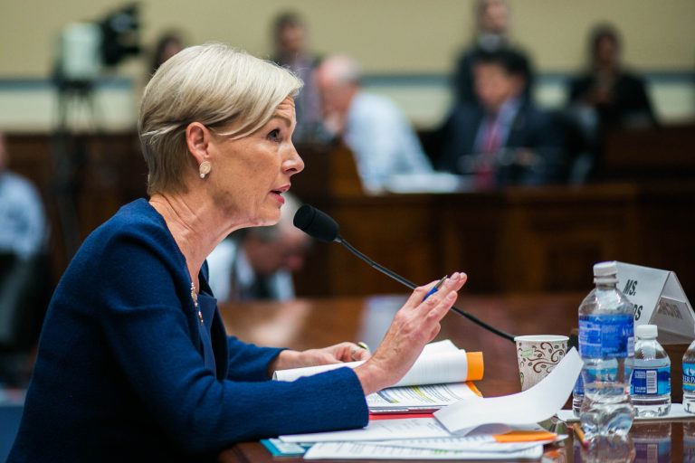 President of Planned Parenthood Cecile Richards testifies on Capitol Hill, Tuesday, September 29, 2015, before the House Oversight and Government Reform Committee, on Planned Parenthood's taxpayer funding.