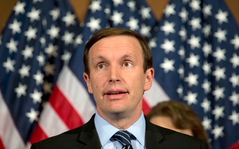 Sen. Chris Murphy said he's worried Trump's foreign policy is changing too fast and too often to project any real American power overseas. (AP Photo/Alex Brandon)