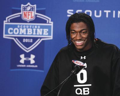 Michael Conroy/AP
The Redskins gave up three first-round picks and a second-rounder to move up in this year's draft presumably to select Baylor quarterback Robert Griffin III.