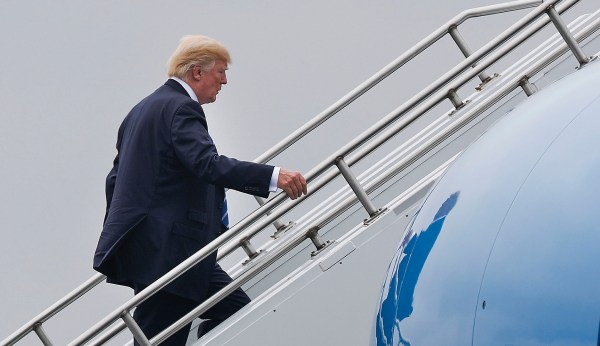 Trump in Scotland to cut ribbon on new golf course