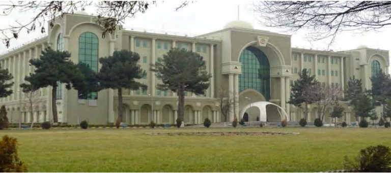 Although construction on the building was 