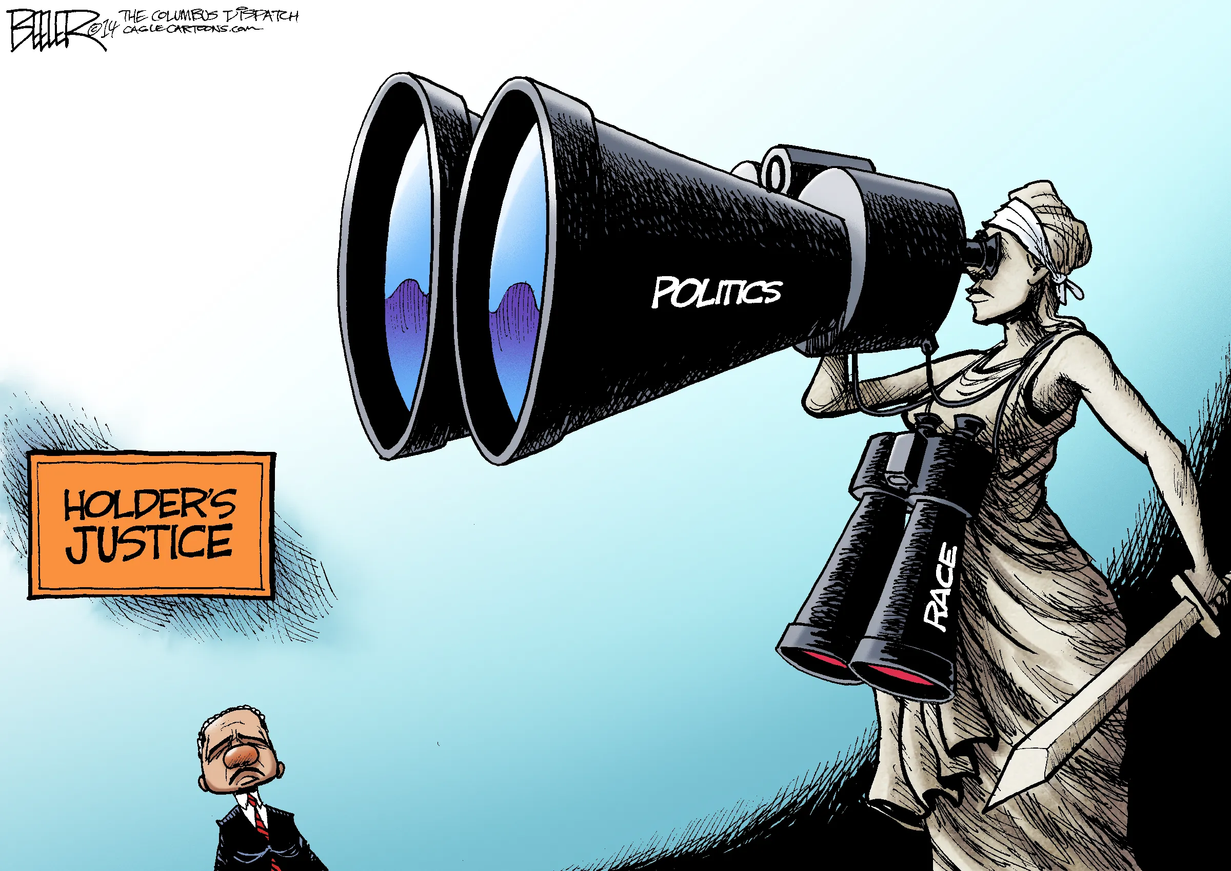 Editorial Cartoon: Holder’s justice
