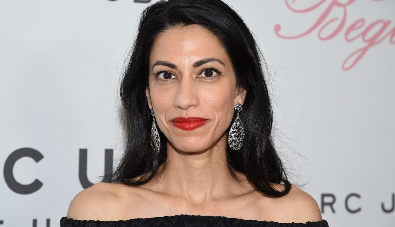 A number of the emails released today by Judicial Watch show emails that were or have been marked classified that were forwarded to Abedin's account. (Photo by Evan Agostini/Invision/AP)