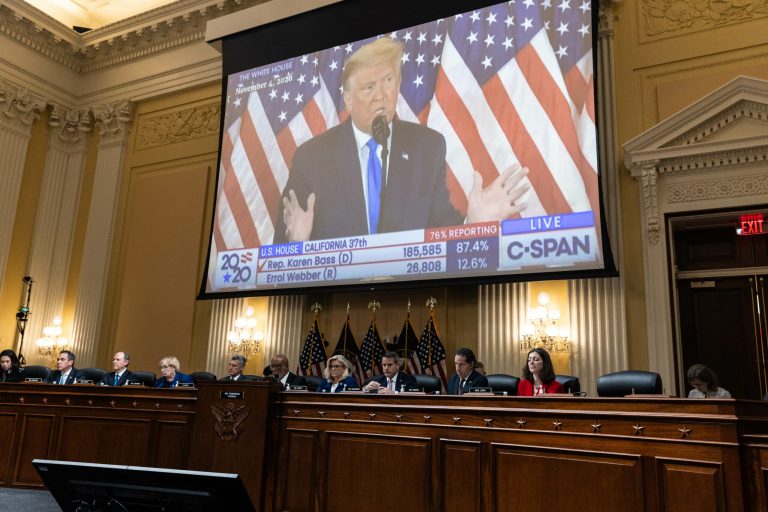 The House Select Committee convenes a hearing to investigate the Jan. 6 attack on the Capitol in Washington, D.C., on Oct. 13, 2022.