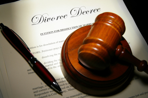 divorce papers