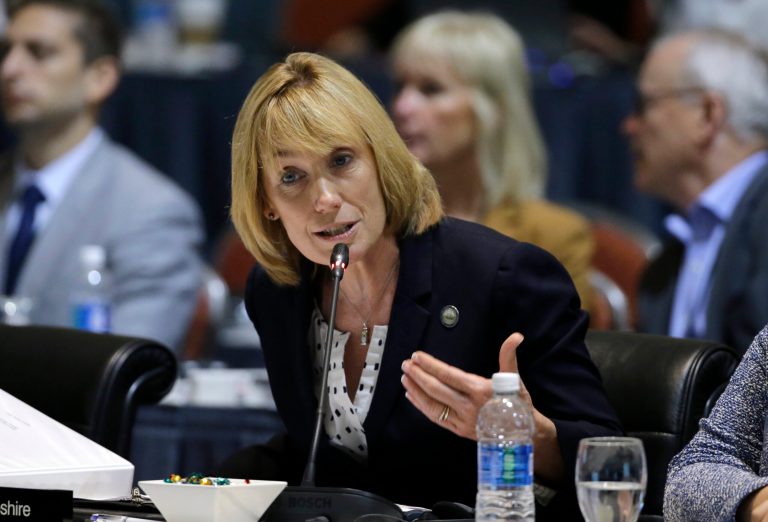Ads hit Democratic Gov. Maggie Hassan for mishandling New Hampshire's heroin crisis. (AP Photo/Elise Amendola)