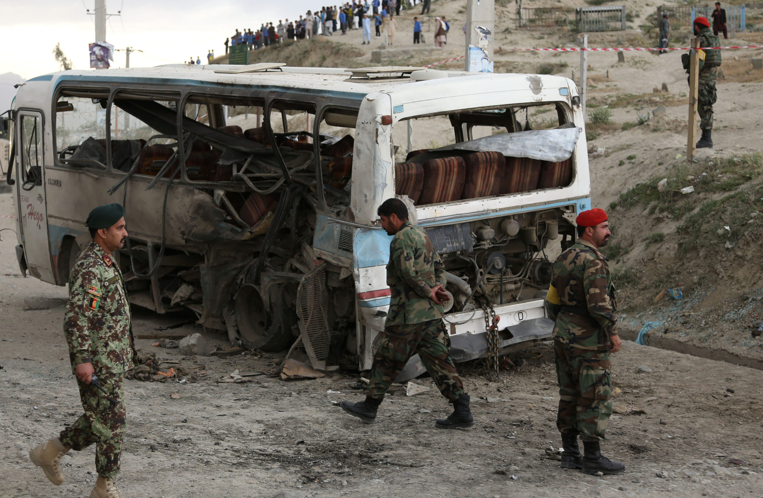 Officials: Kabul bombing kills 2 wounds 9