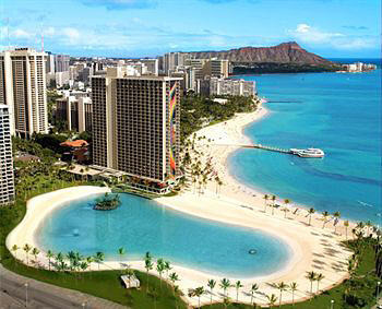 Hilton's Hawaiian Village in Honolulu was the site in May 2011 for a six-day event costing more than $2.5 million and hosted by the U.S. Department of Veterans Affairs featuring games such table tennis, horseshoes and shuffleboard for aging vets. (AP Photo)