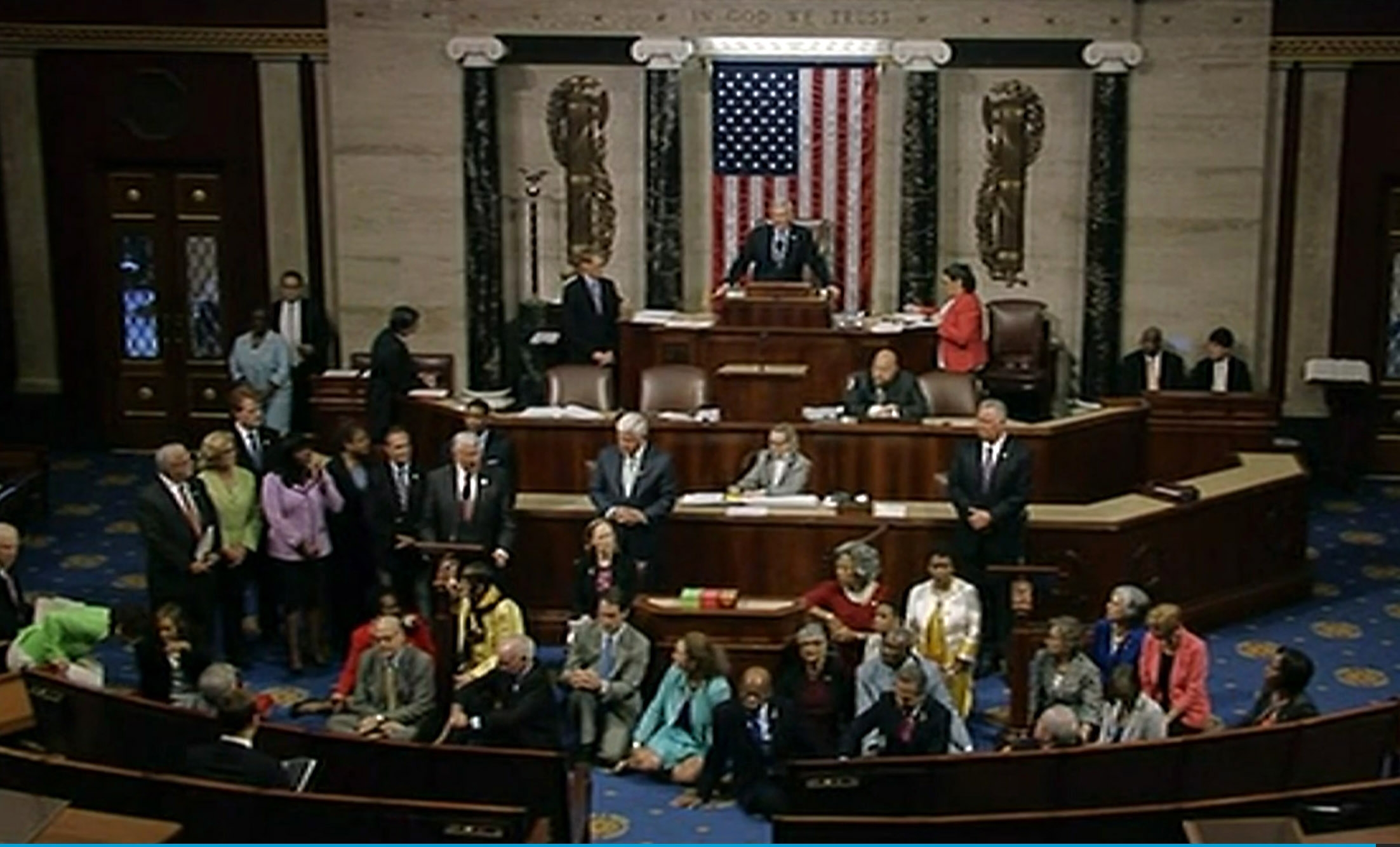 Dem gun protest doesn’t exist in the Congressional Record
