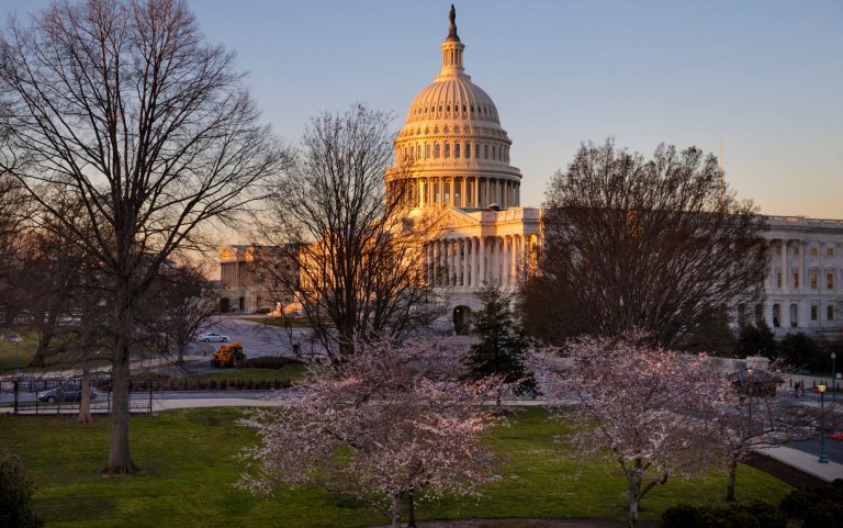 Trump and Republican leaders will face similar challenges in keeping both moderates and conservatives on board with the healthcare bill in the Senate. (AP Photo/J. Scott Applewhite)