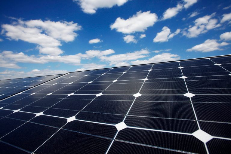 The solar panel installer SolarCity said in December 2013 that it is starting to offer battery packs made by electric car maker Tesla Motors, whose CEO is also the chairman of SolarCity. The battery packs will allow customers a way to provide backup power and lower electric bills. (AP/Mark Lennihan)