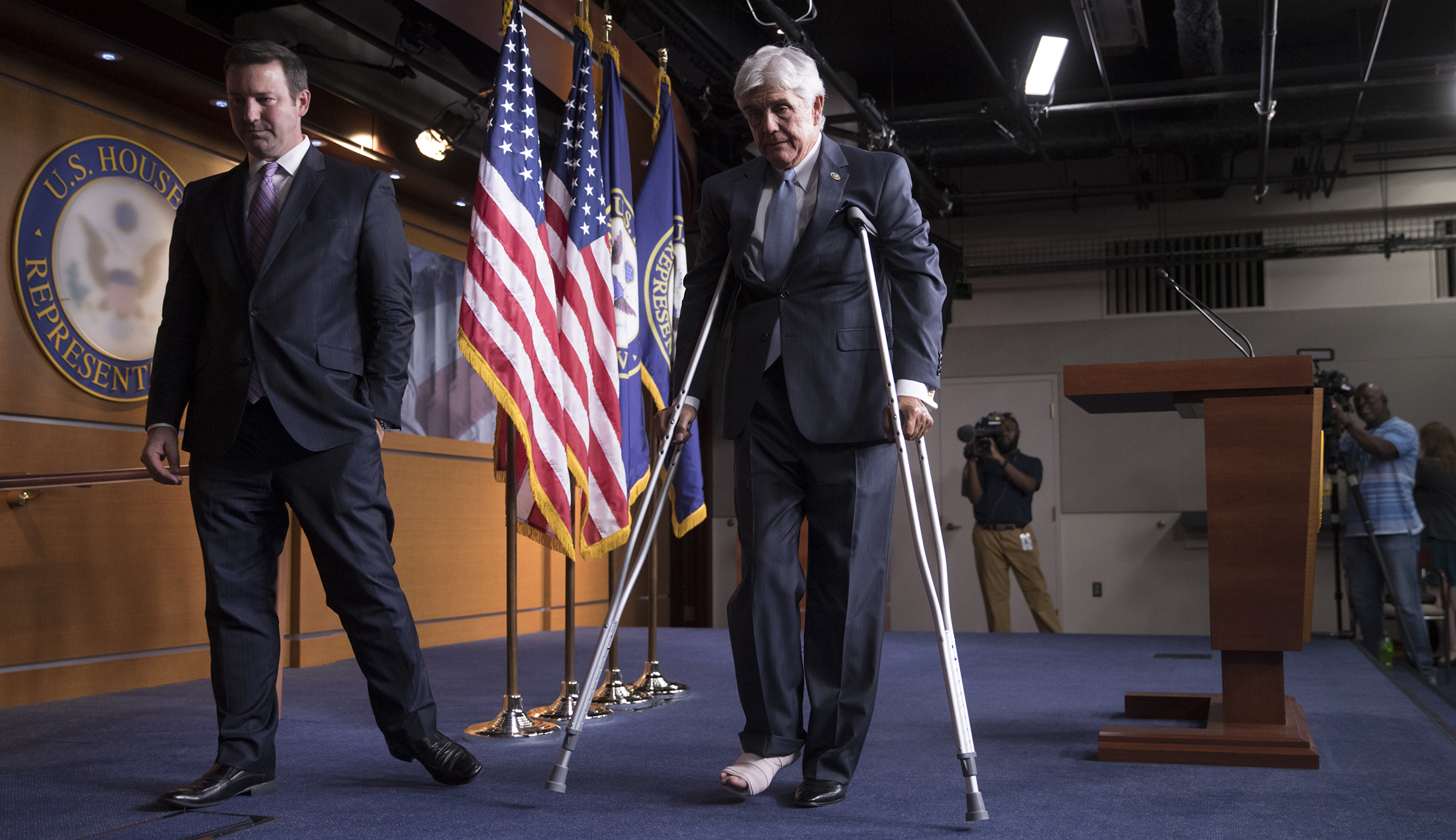 Injured Rep. Roger Williams on baseball shooting: ‘It seemed like it went forever’