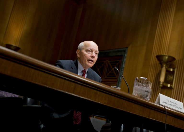 JohnÃÂ Koskinen, President Obama's choice to head the Internal Revenue Service, testifies on Capitol Hill in Washington on Dec. 10 before the Senate Finance Committee hearing on his nomination. (AP/J. Scott Applewhite)