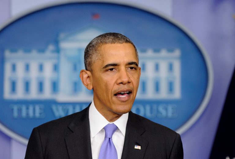 President Obama stopped short Wednesday of firing Department of Veterans Affairs Secretary Eric Shinskei, expressing anger over delays in treatment that reportedly led to dozens of deaths at Veterans Affairs hospitals but reserving further actions until an investigation is completed. (AP image)