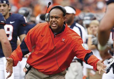 Steve Helber/AP
Coach Mike London and Virginia have already surpassed last year's win total.