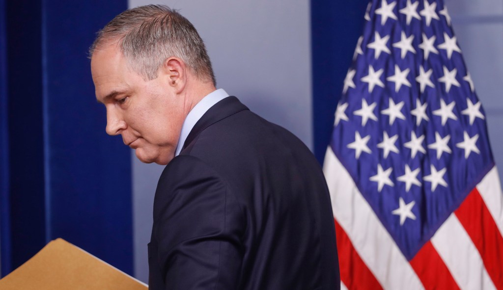 EPA’s Pruitt vows to clear chemical backlog before August