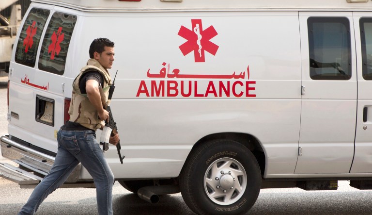 Citing official sources, MENA said 80 people were also wounded in the attack on the al-Rawdah mosque in the town of Bir al-Abd, 25 miles from the North Sinai provincial capital of El-Arish. (AP Photo/Amr Nabil)