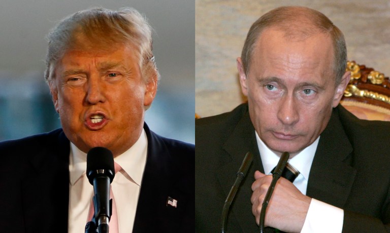 Donald Trump and Vladimir Putin.