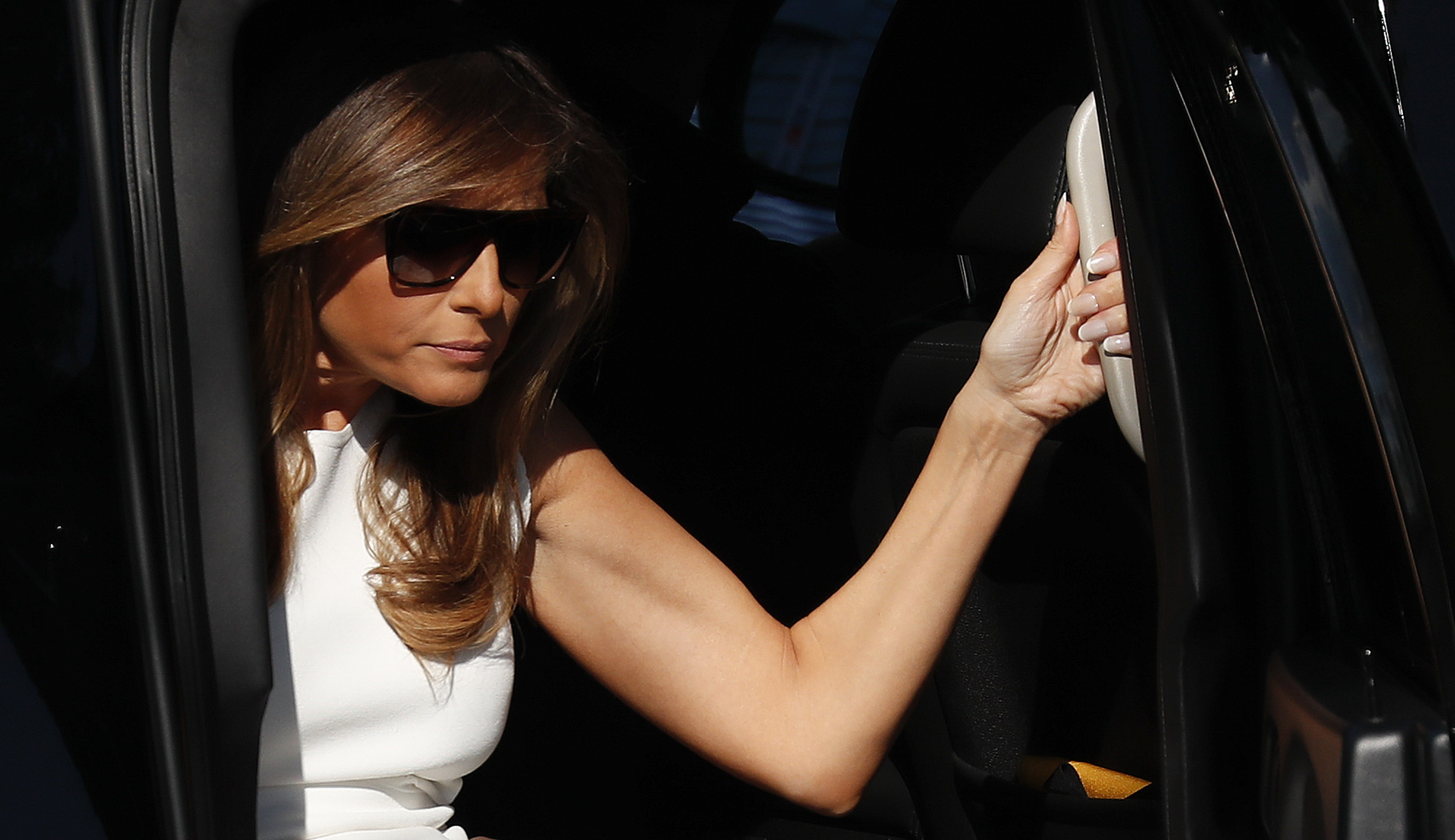Melania Trump rides in separate motorcade from Trump’s for State of the Union