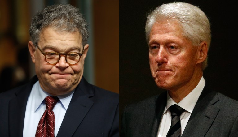 Kathleen Sebelius, former secretary of Health and Human Services, seems to have one standard when it comes to the sexual misconduct of a sitting politician, like Sen. Al Franken, D-Minn., and another when it comes to a long-gone politico, like former President Bill Clinton. (AP Images)