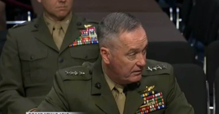 General Dunford Suggests White House Is Limiting His Ability to Fight ISIS