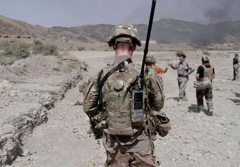 Secretary of State John Kerry said ground troops could be necessary to ensure stability if Syria âimplodedâ or there was âa threat of Syriaâs chemical weapons cache falling into the handsâ of terrorist groups.  (AP File)