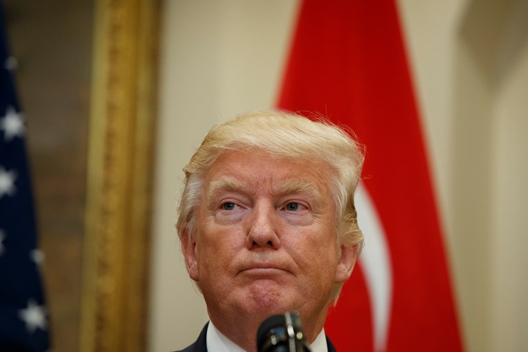 The new numbers mark the highest level of Republican disapproval of Trump since his inauguration. (AP Photo/Evan Vucci)