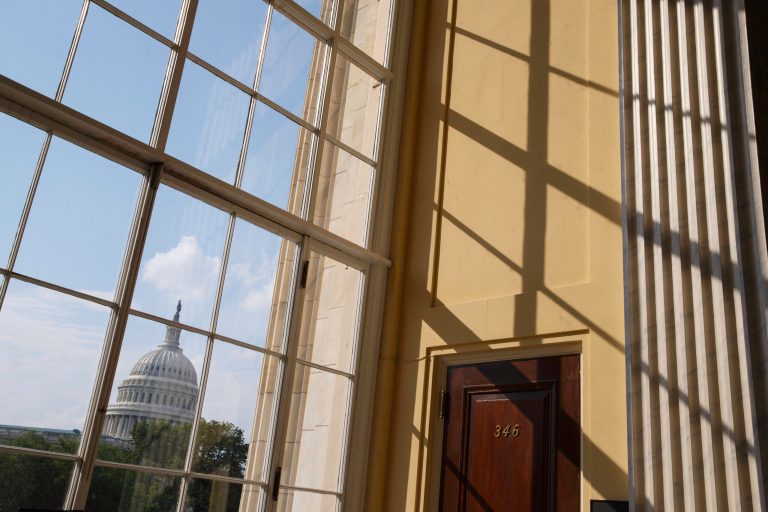 The Capitol is seen from the Cannon House Office Building in Washington, Monday, June 9, 2014. The House of Representatives returns from the Memorial Day break and joins the Senate for a three-week session before the Independence Day recess.  (AP Photo/J. Scott Applewhite)